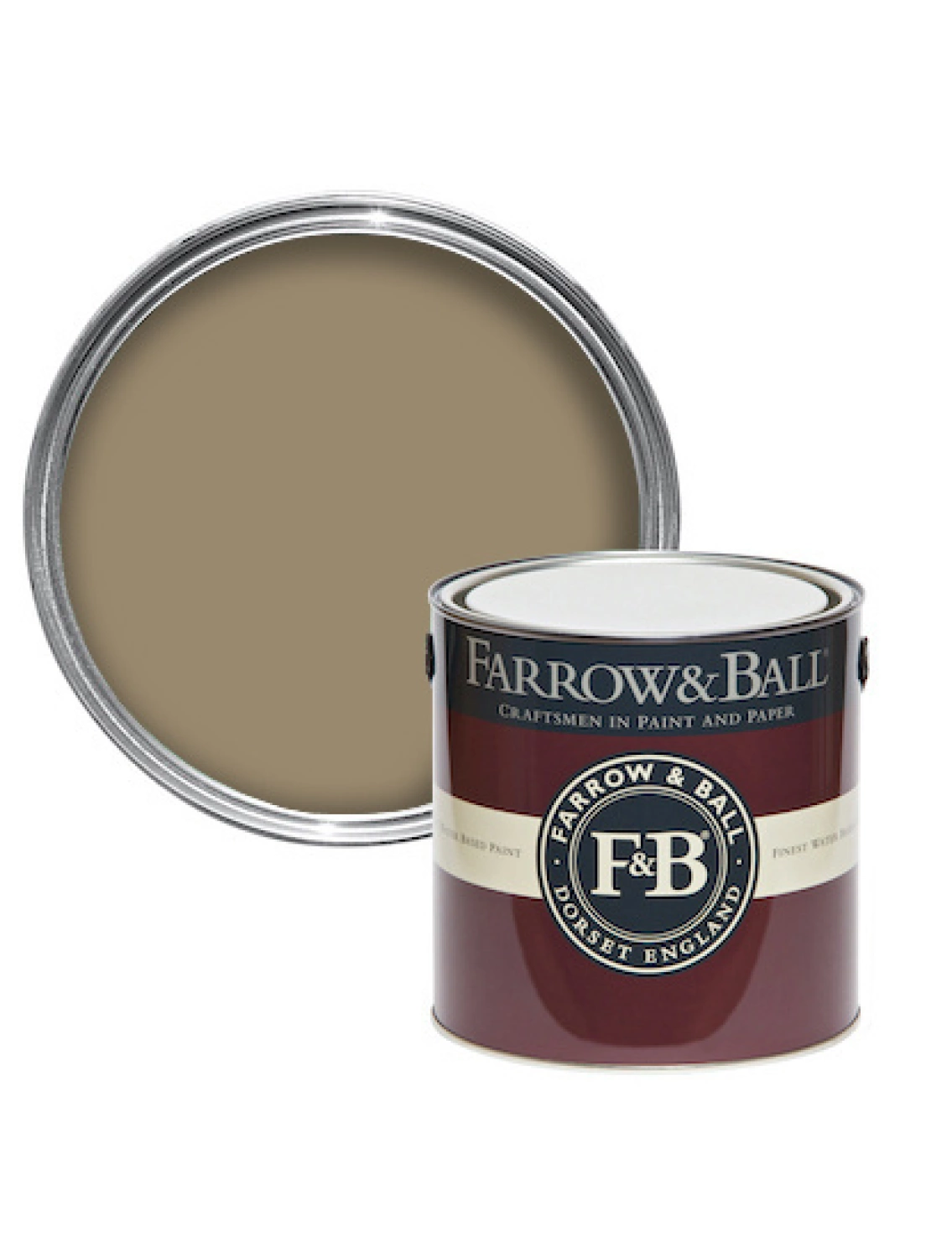 Farrow & Ball Flat Eggshell Drab No.41 - 5L-image