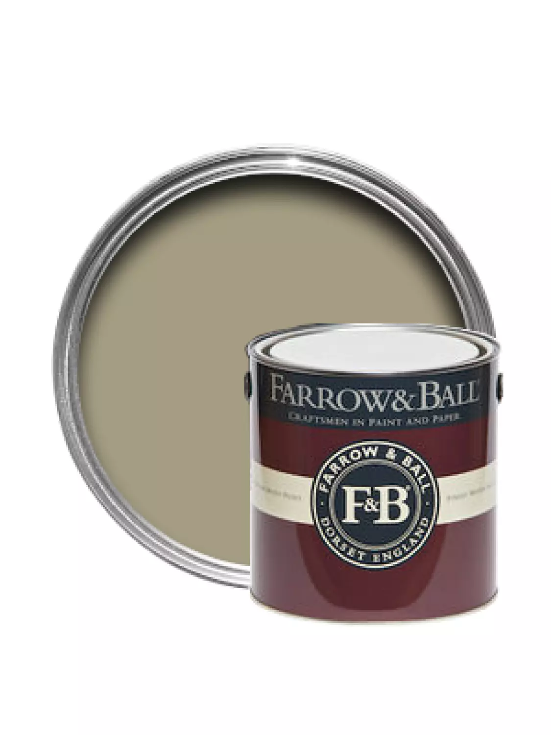 Farrow & Ball Flat Eggshell Stoke No.CC7 - 2,5L-image