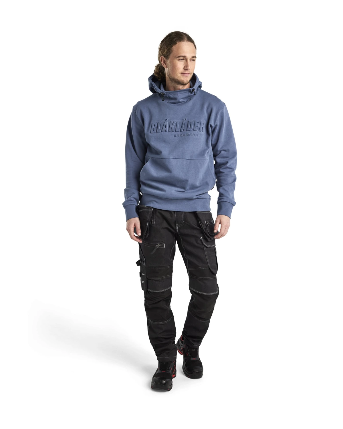 Blåkläder 3530 Hoodie 3D - blauw- limited edition - L-image