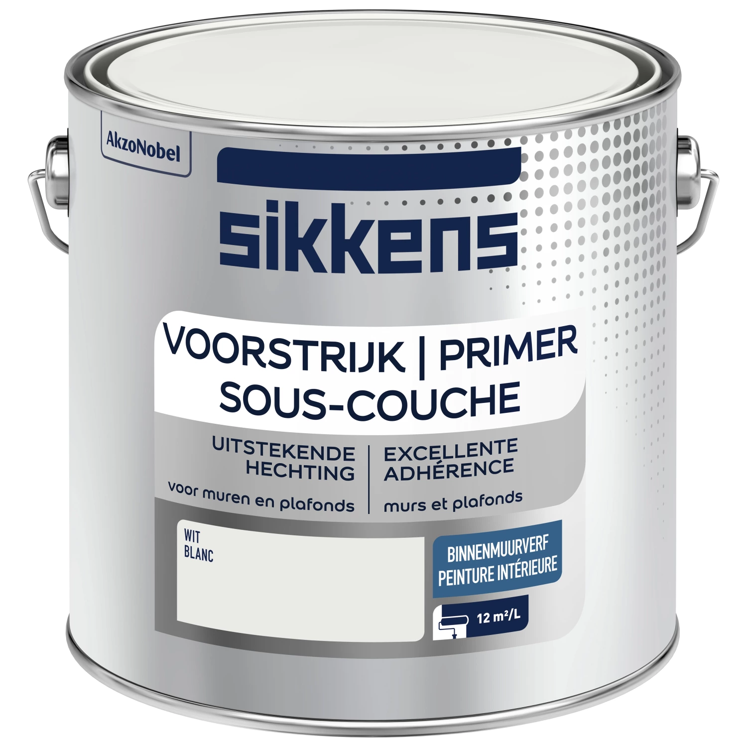 Sikkens Binnenmuurverf mat voorstrijk - wit - 2,5L-image