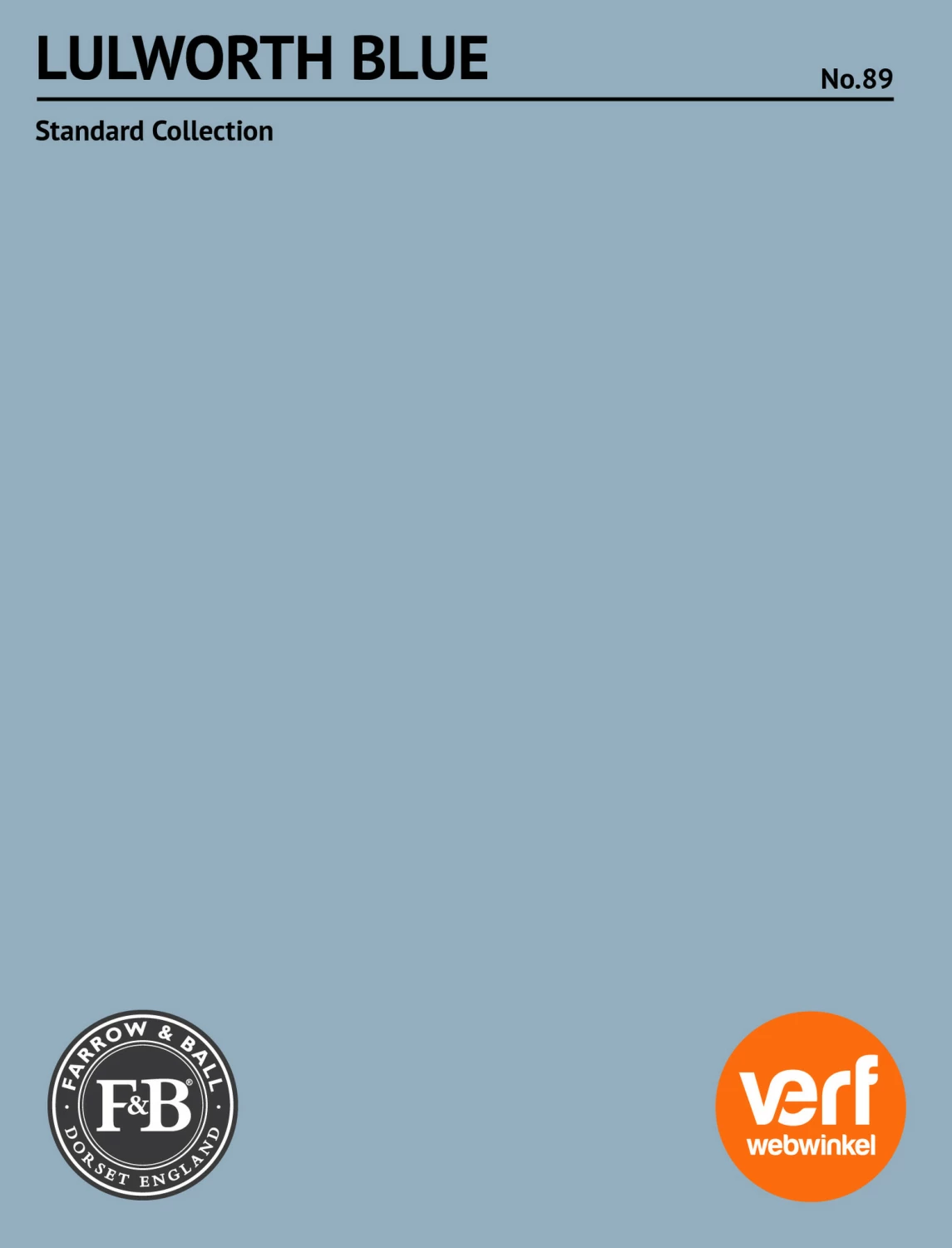 Farrow & Ball Exterior Eggshell Lulworth Blue No.89 - 0,75L-image