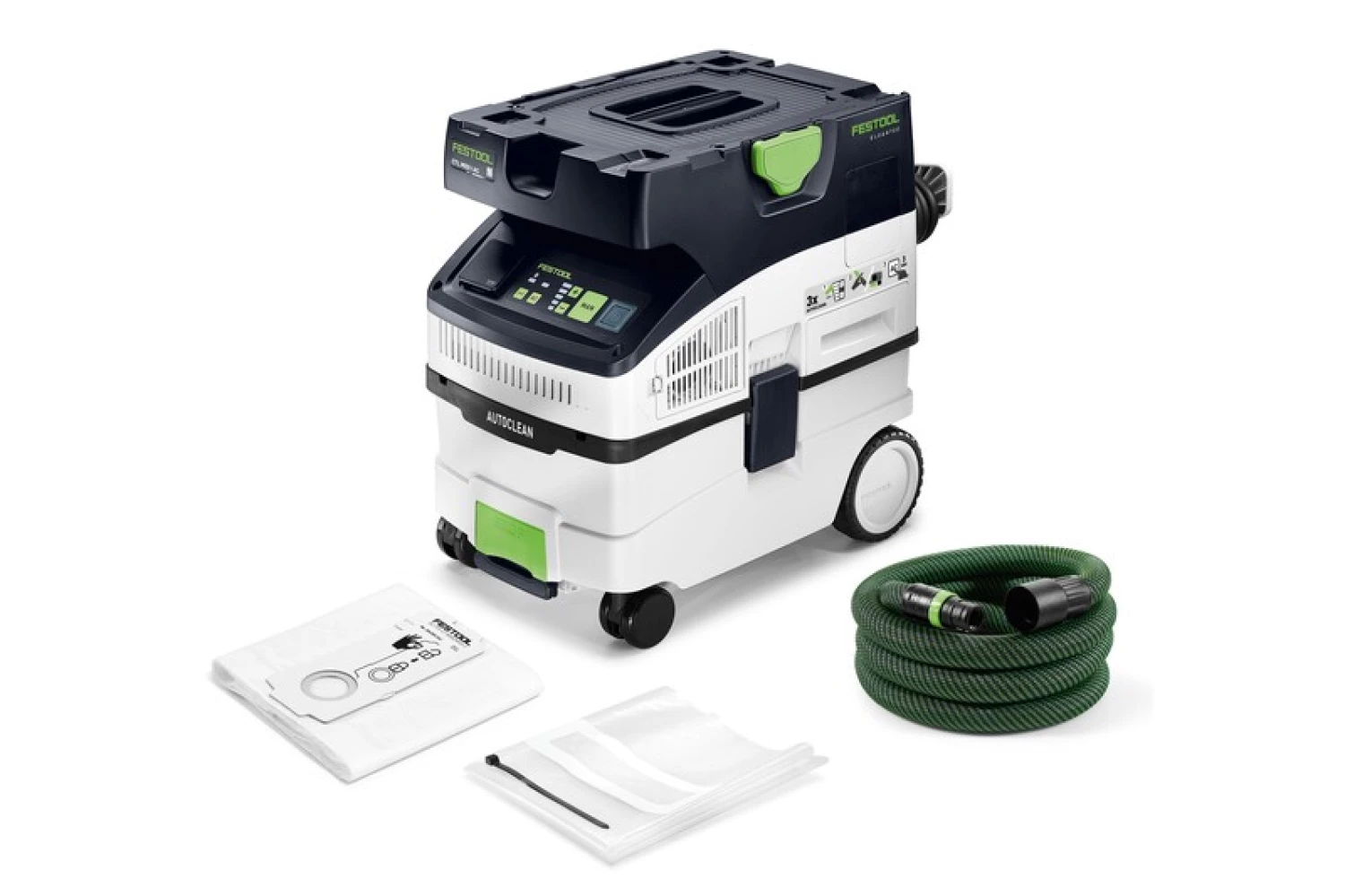 Festool CTL MIDI I AC Stofzuiger autoclean - 1200W - L-Klasse - 15L