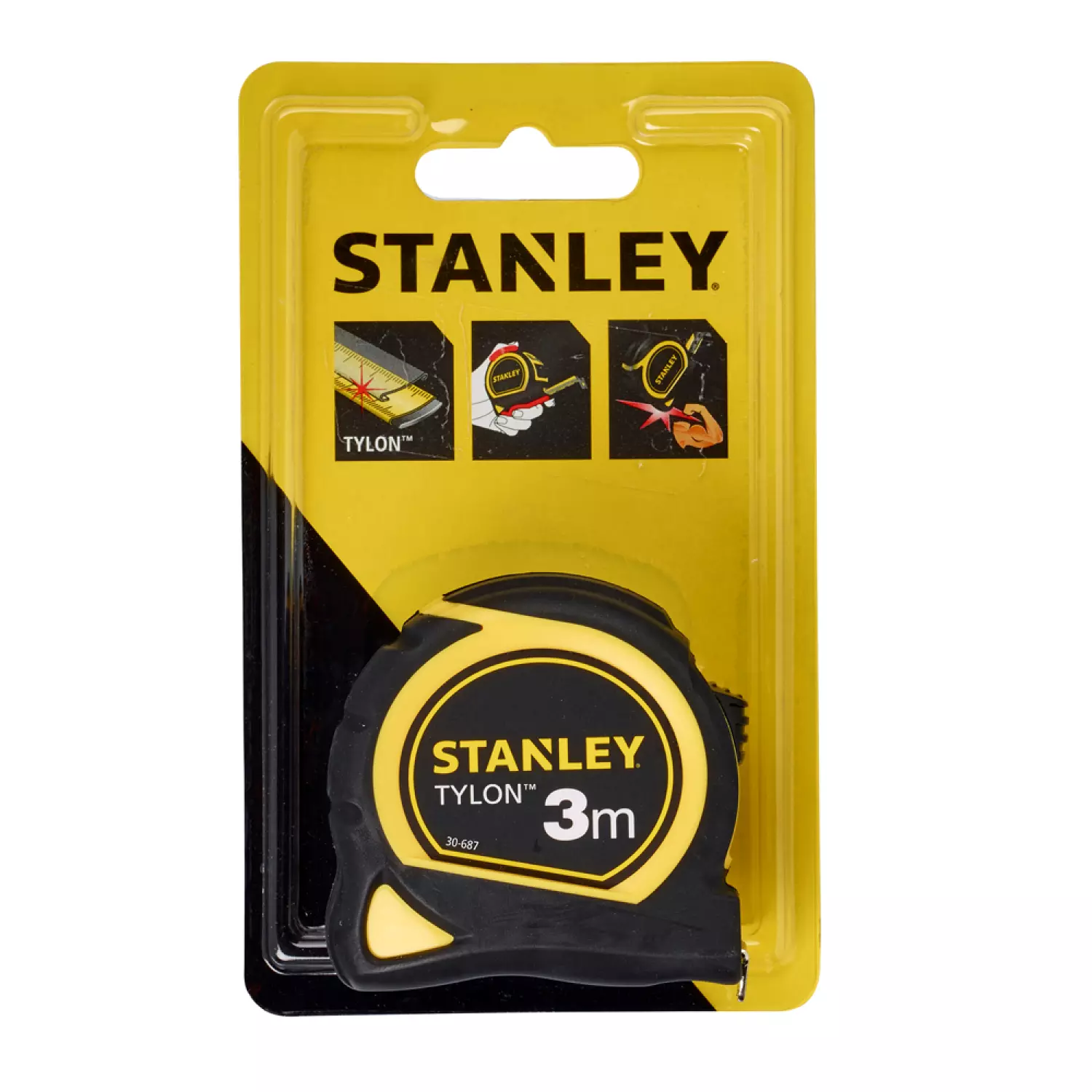 Stanley 0-30-687 Tylon Rolmaat - 3m x 12,7mm - Metrisch