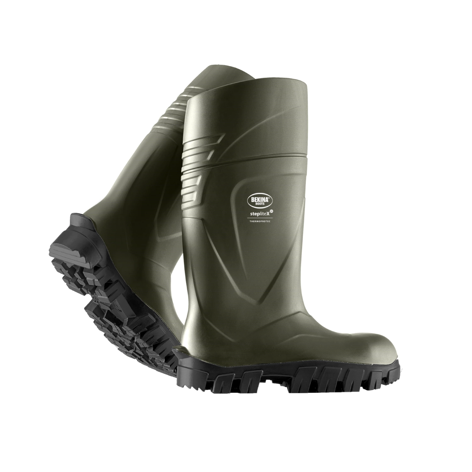 Bekina Boots Steplite X Thermoprotec S5 laarzen groen/bruin - maat 48-image