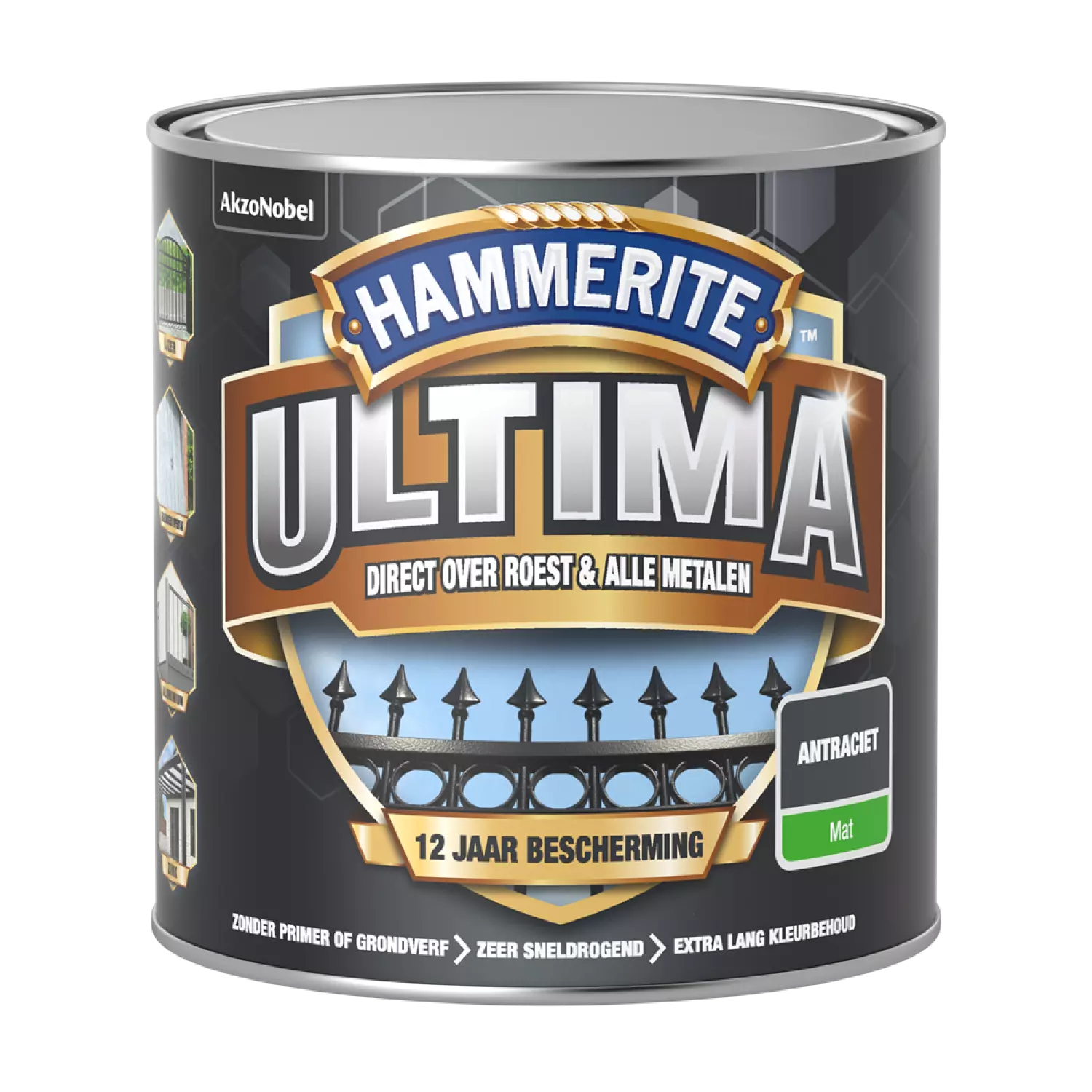 Hammerite Ultima Mat - Antraciet - 250ml-image