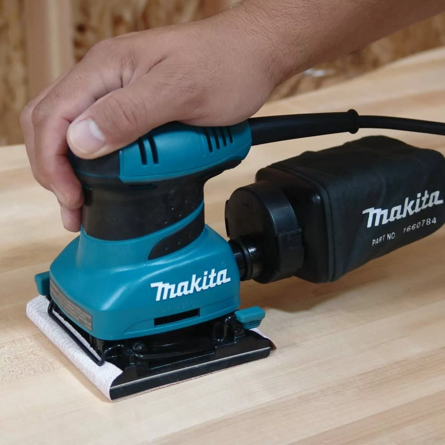 Makita BO4556K Vlakschuurmachine in koffer - 200W - 112 x 102mm-image