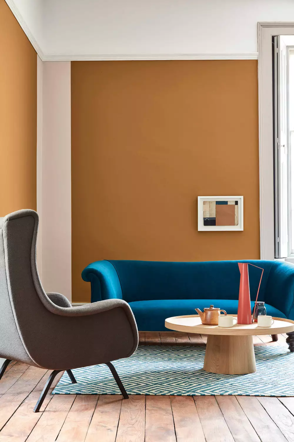 Little Greene Intelligent Satin - Middle Buff No. 122 - 1L-image