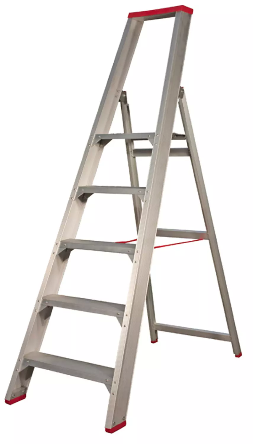 Little Jumbo 4741000105 SuperPRO Trap - Enkel - Aluminium - 5 treden - max. werkhoogte 1.20 m.-image