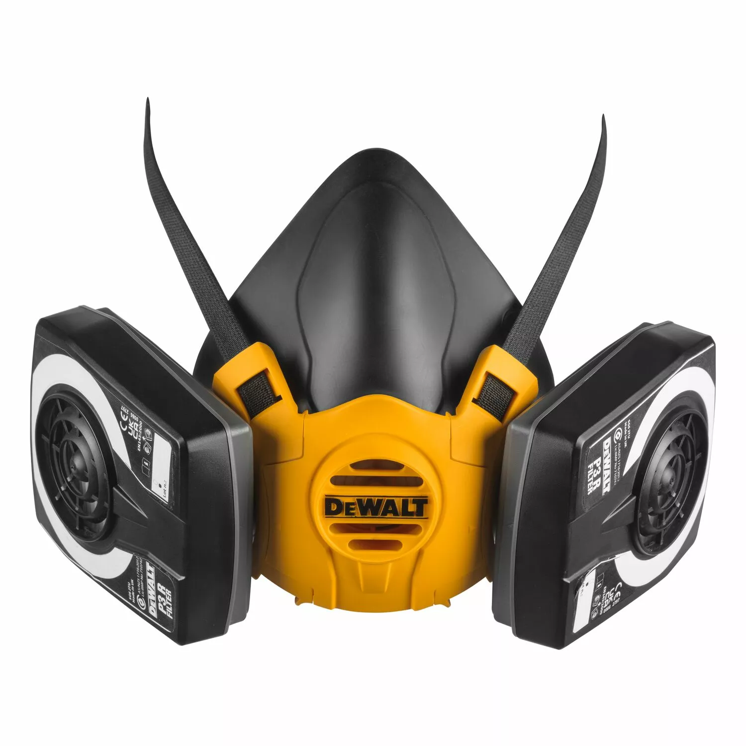 DeWALT DXIR1HMLP3 Lichtgewicht Halfgelaatsmasker met P3 filters - Maat L-image
