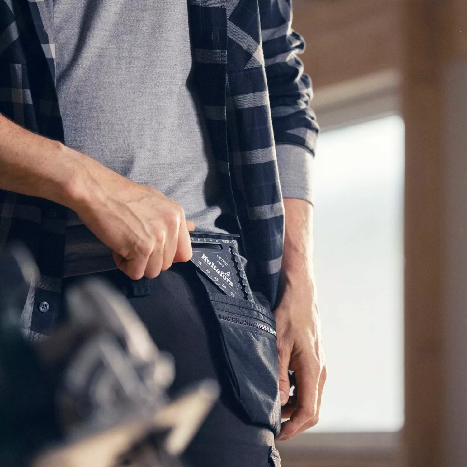 Hultafors Metric Rafter Square Meetdriehoek Set - 11 / 18 / 30 cm-image