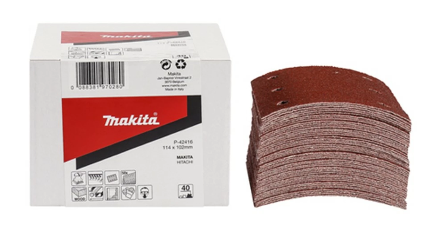 Makita 114x102mm Red - 6 gaten - 50st-image