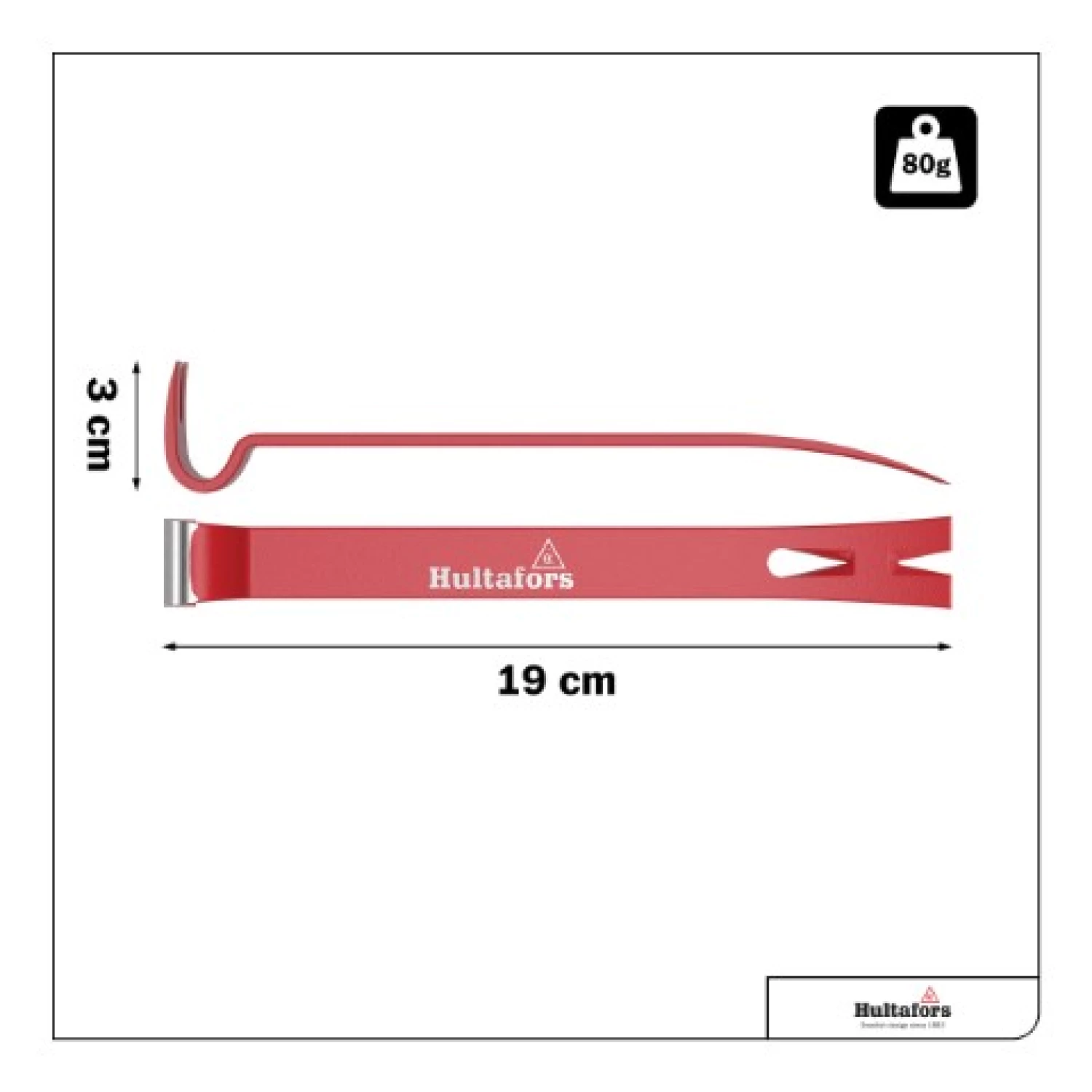 Hultafors 108MINI Stalen koevoet - 190mm-image
