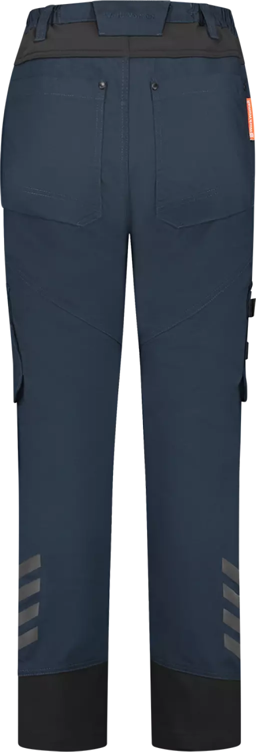 Workman 90251 STRETCH Worker Werkbroek P2S Dames - Navy / Zwart - Maat 36 (28/31)-image