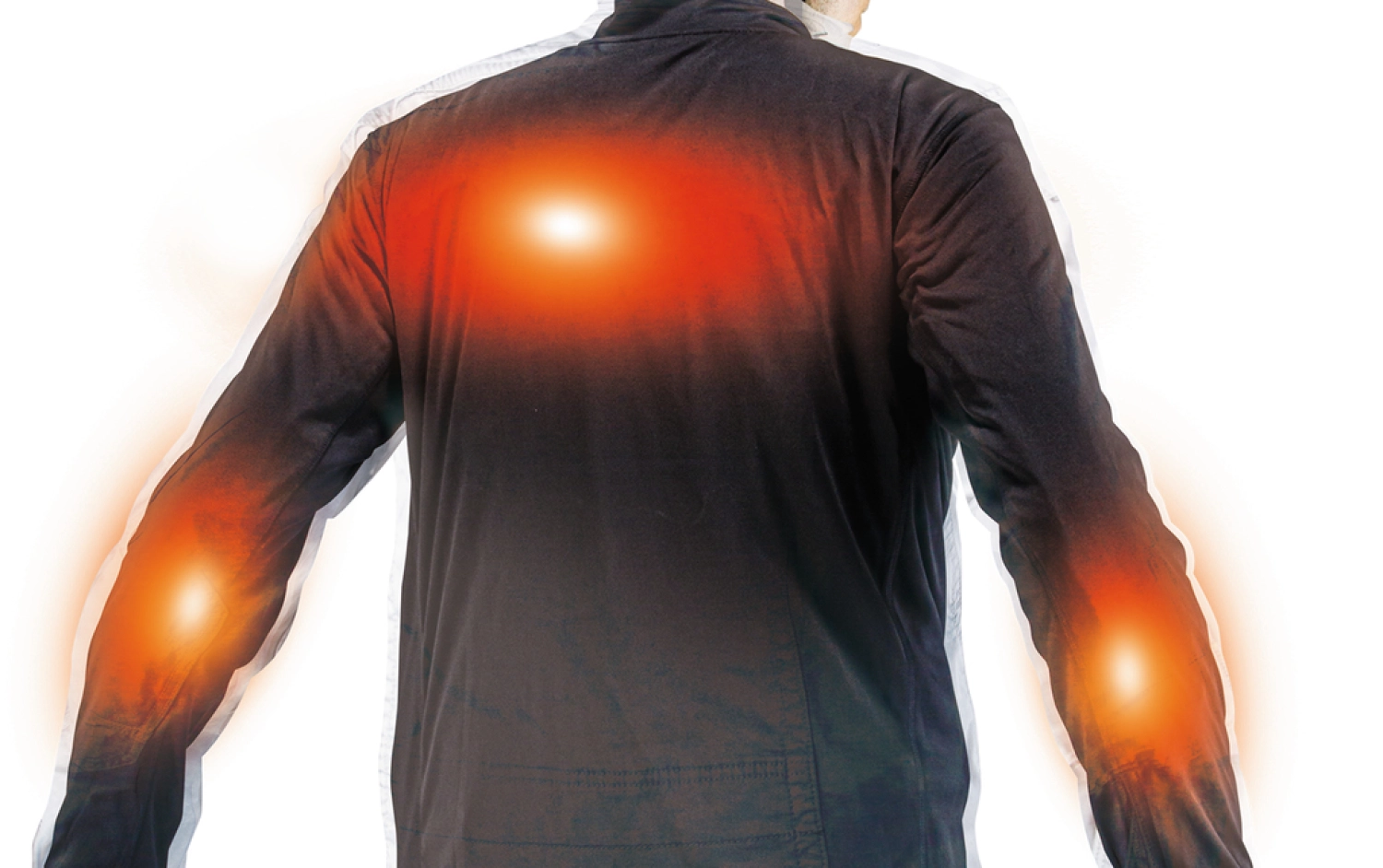 Makita DCX201BS 12V Li-Ion accu verwarmd ondershirt met rits - maat S-image