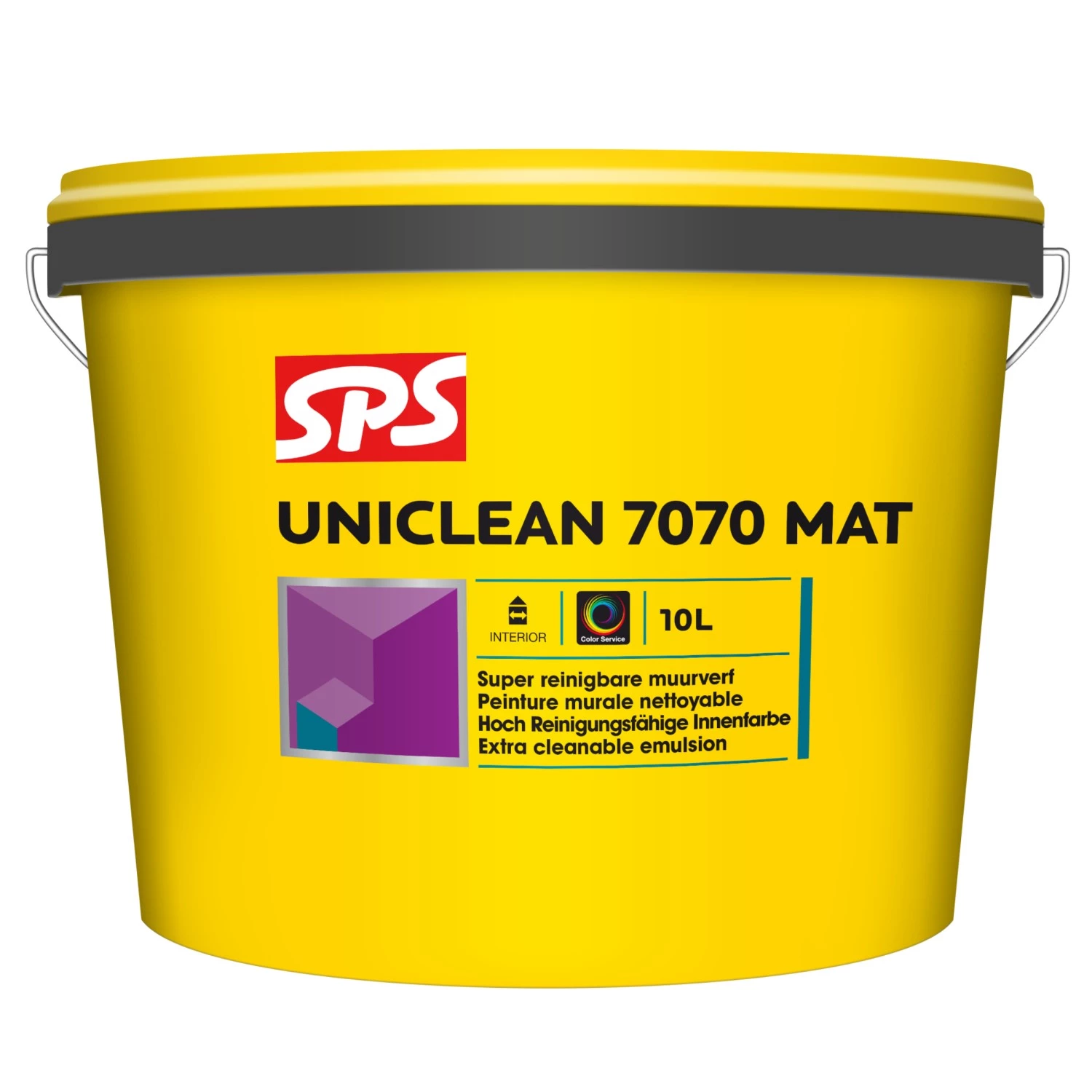 SPS Uniclean 7070 Mat Muurverf - op kleur gemengd - 10L-image