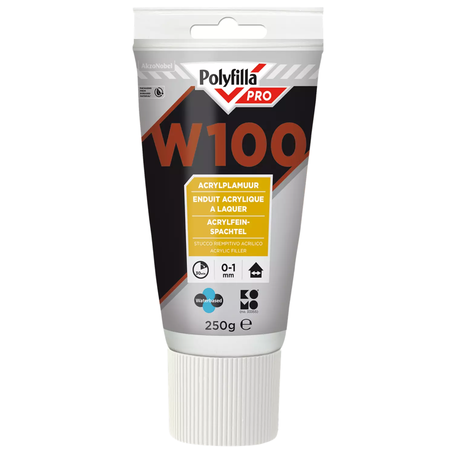 Polyfilla W100 Watergedragen Plamuur - 250gr-image