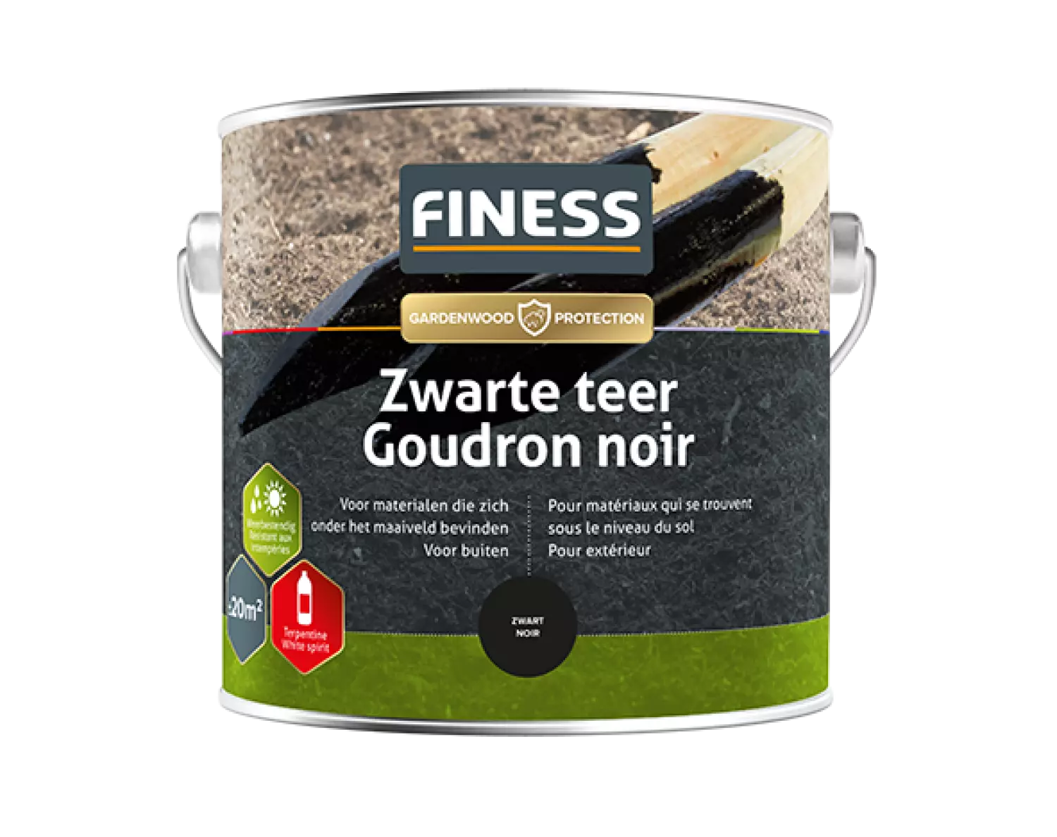 Finess Teer - Zwart - 750ml-image