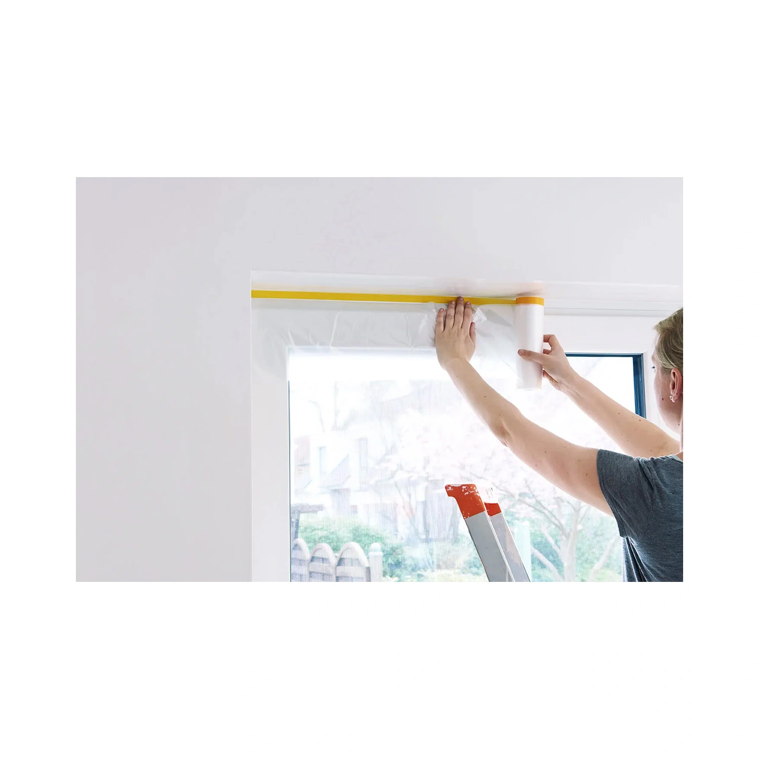 Duck Tape 110-00 Fineline Tape met afdekfolie