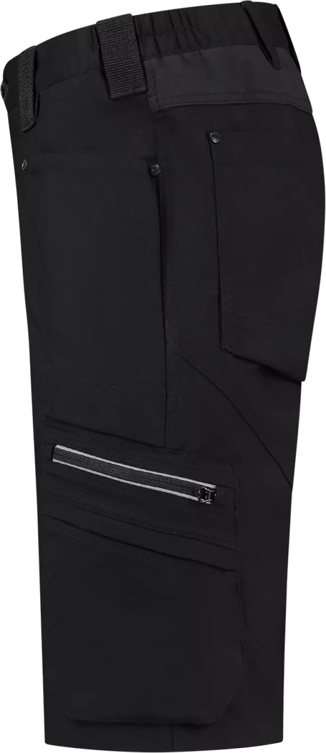 Workman 9063 STRETCH Bermuda Werkbroek P2S - Zwart - Maat 40 (26/30)-image
