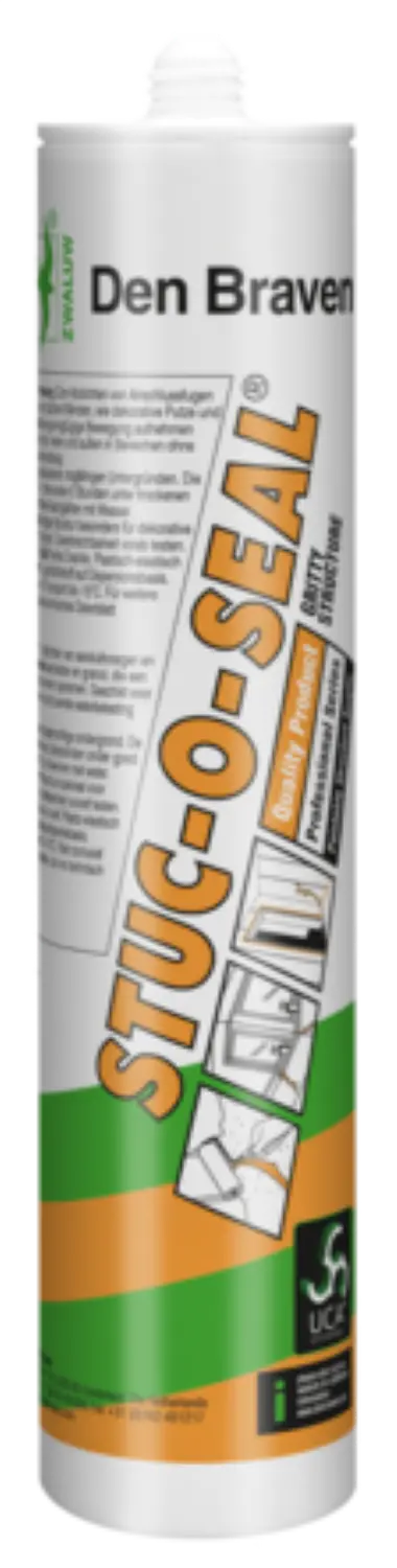 Zwaluw Den Braven 30622637 Stuc-O-Seal Structuurkit - Wit - 310ml
