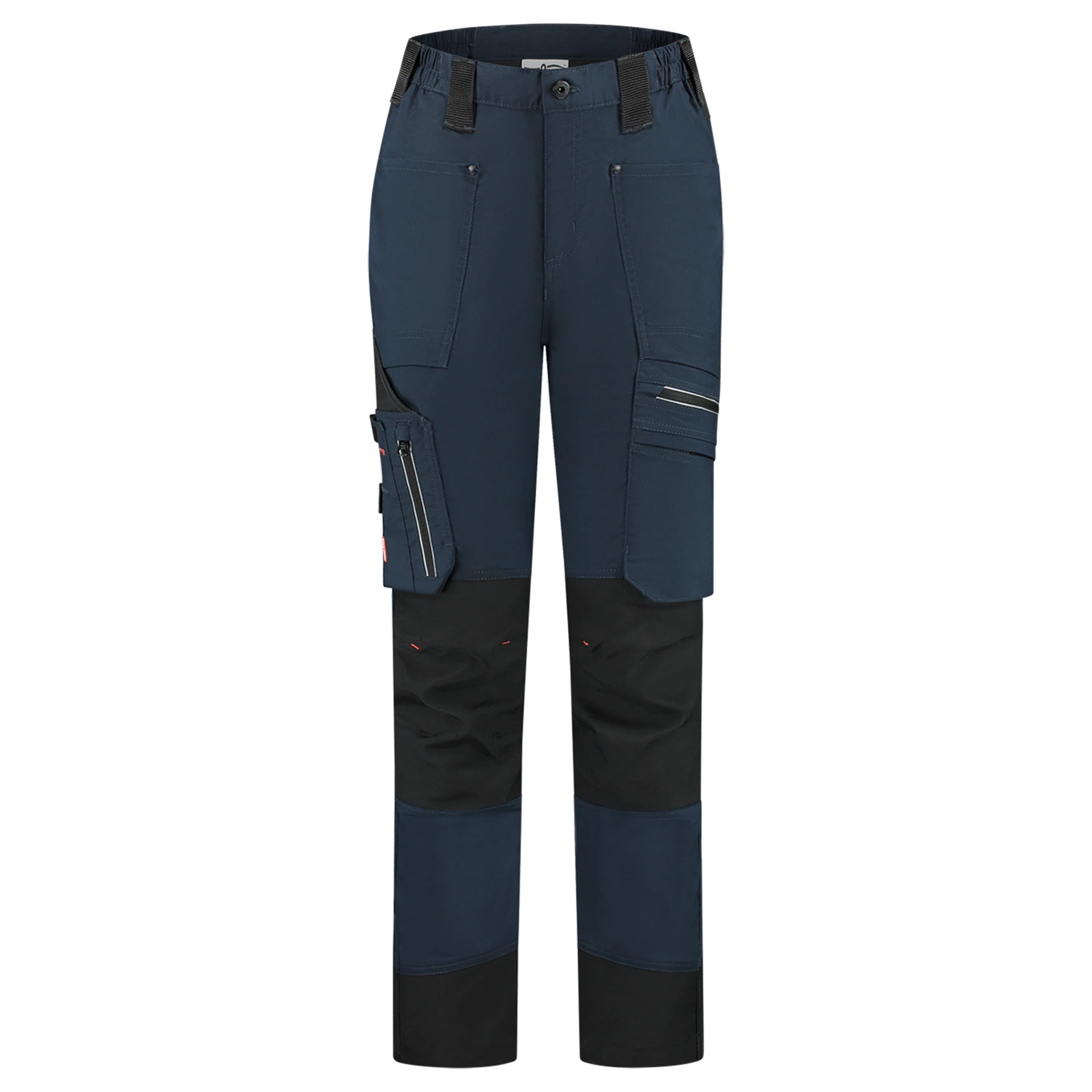 Workman 90251 STRETCH Worker Werkbroek P2S Dames - Navy / Zwart - Maat 40 (31/31)-image