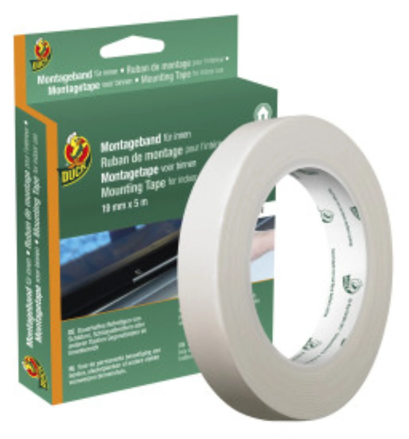 Duck Tape 127-00 Montagetape Binnen - 19mm x 5m