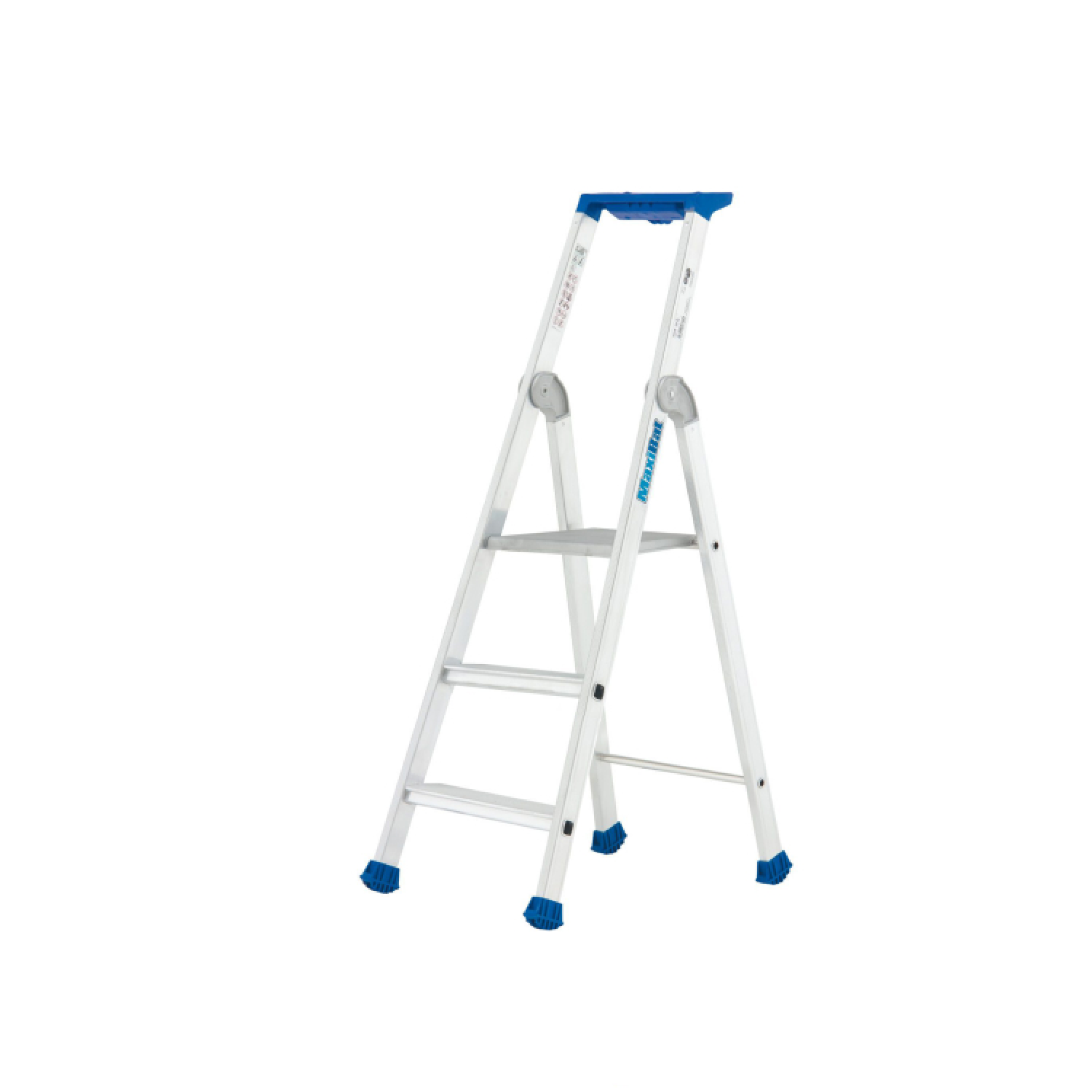 Little Jumbo 1223750103 Maxibat 2375 Trap - Enkel - Aluminium - 1 x 3 treden - max. werkhoogte 2,66m-image