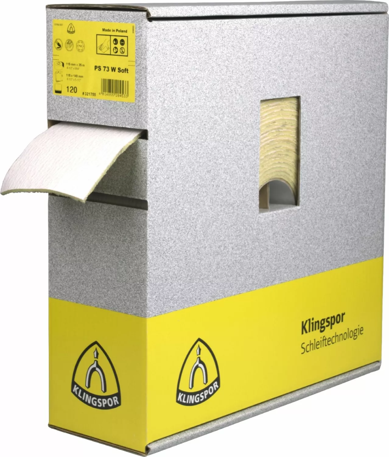 Klingspor Schuurrol Foam - 115 x 140mm - 180st-image