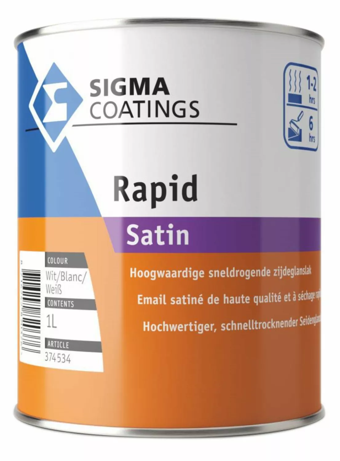 Sigma Rapid Satin - op kleur gemengd - 1 L-image