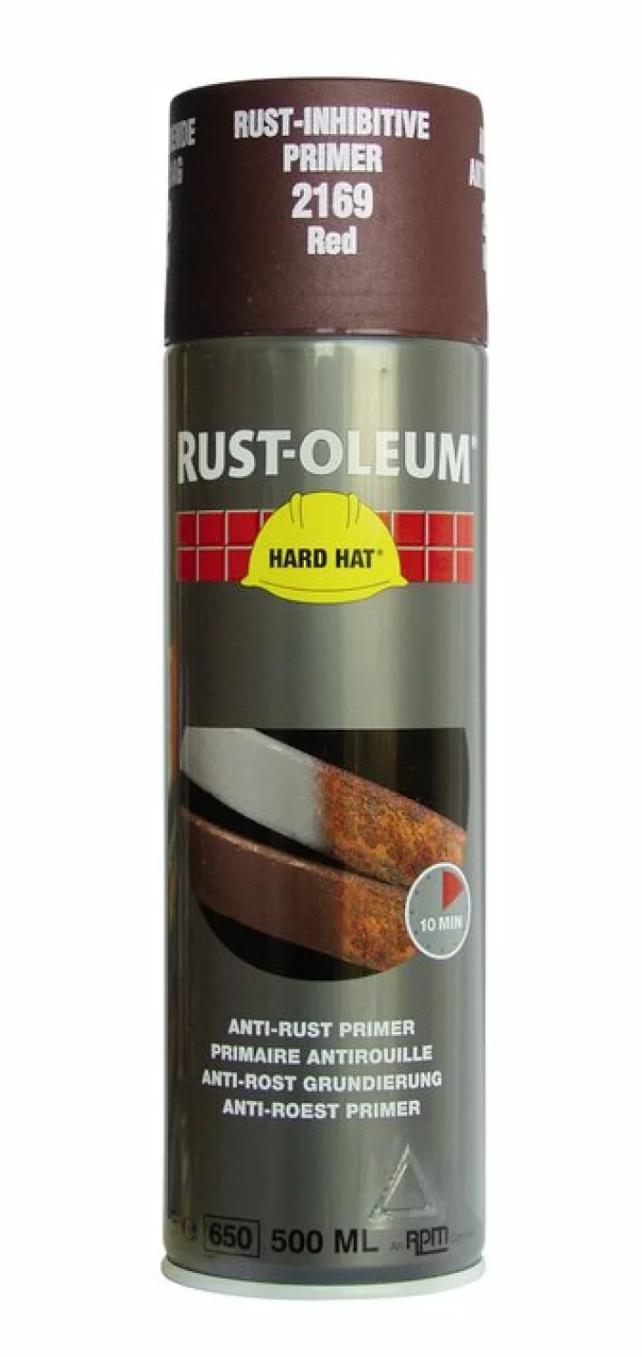 Rust-Oleum Hard Hat Roestwerende Primer Spray - rood - 0,5L-image