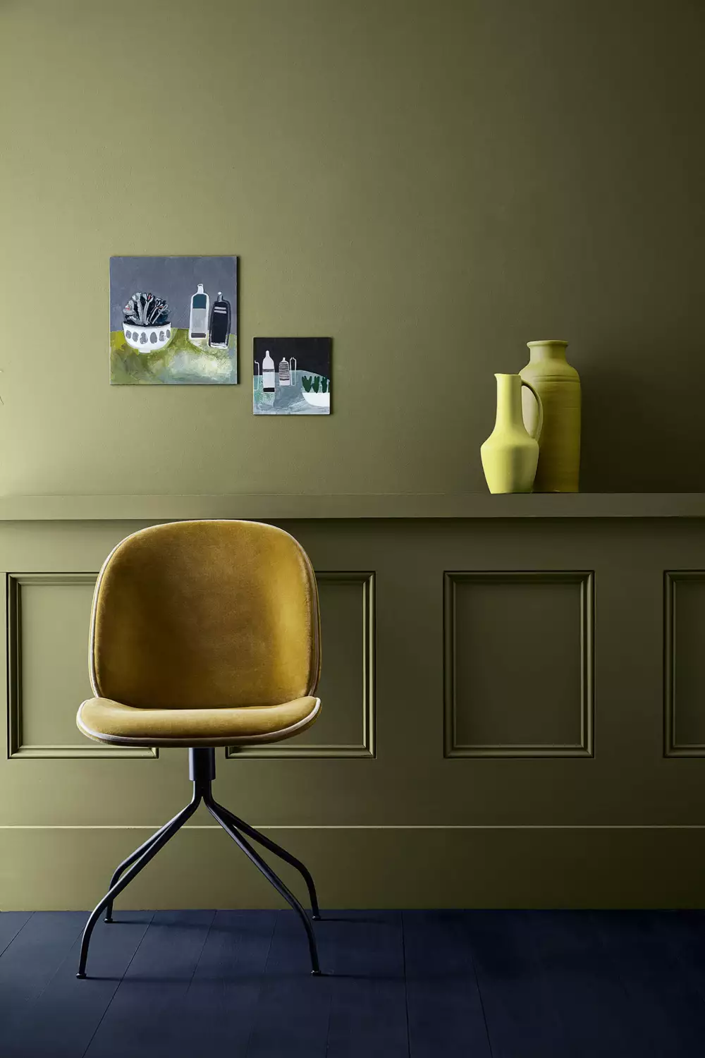 Little Greene Intelligent Gloss - Olive Colour No. 72 - 1L-image
