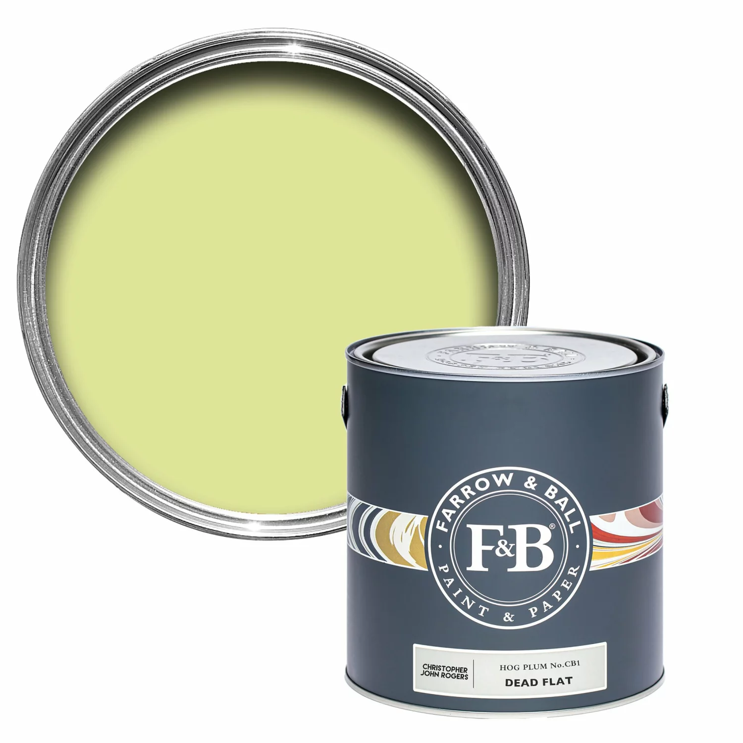 Farrow & Ball Modern Eggshell Hog Plum CB1 0,75 L-image