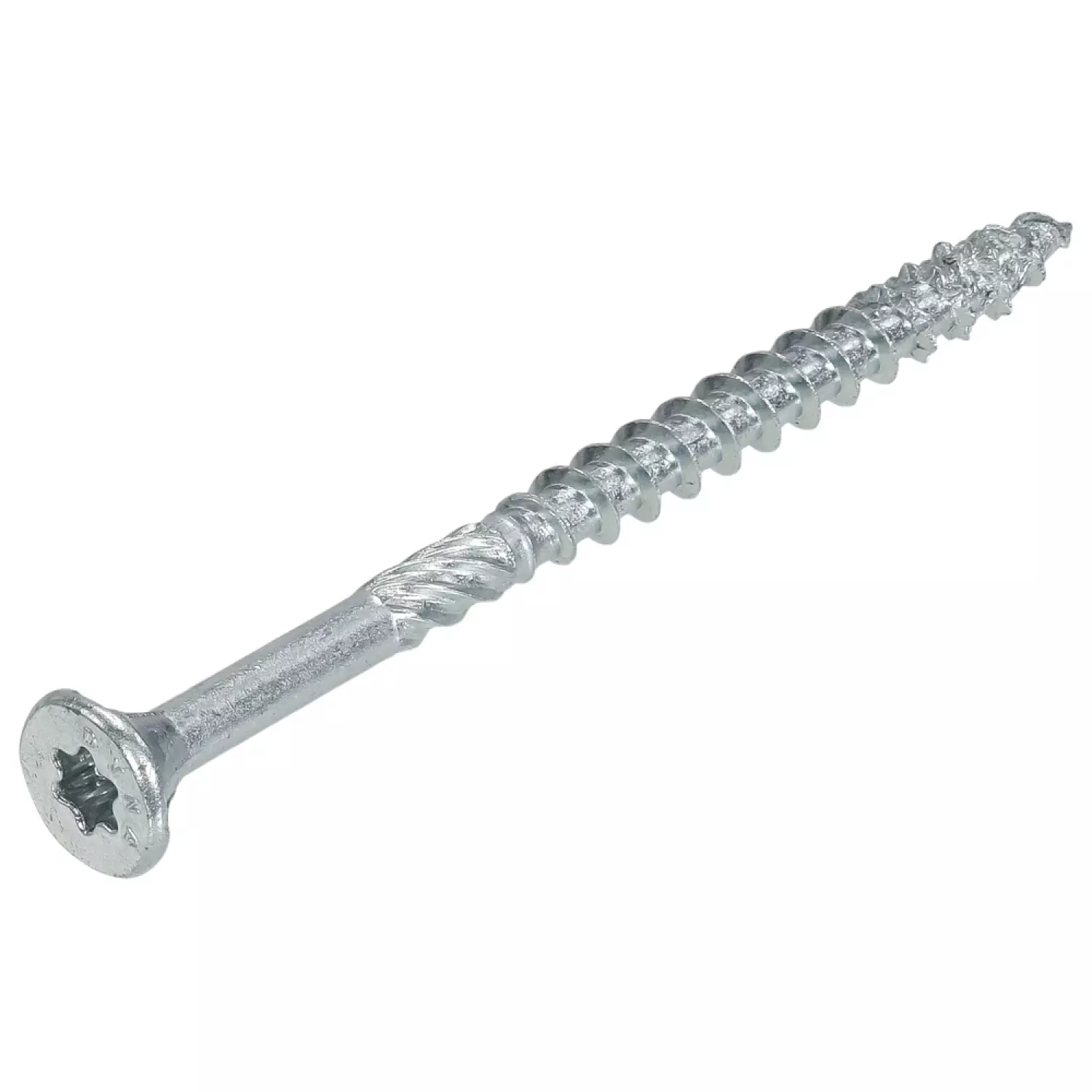 DynaPlus 0281.01.34001 Unischroef - TX25 - 4.5 x 60/35mm - Platkop - Deeldraad - Verzinkt (200st)-image