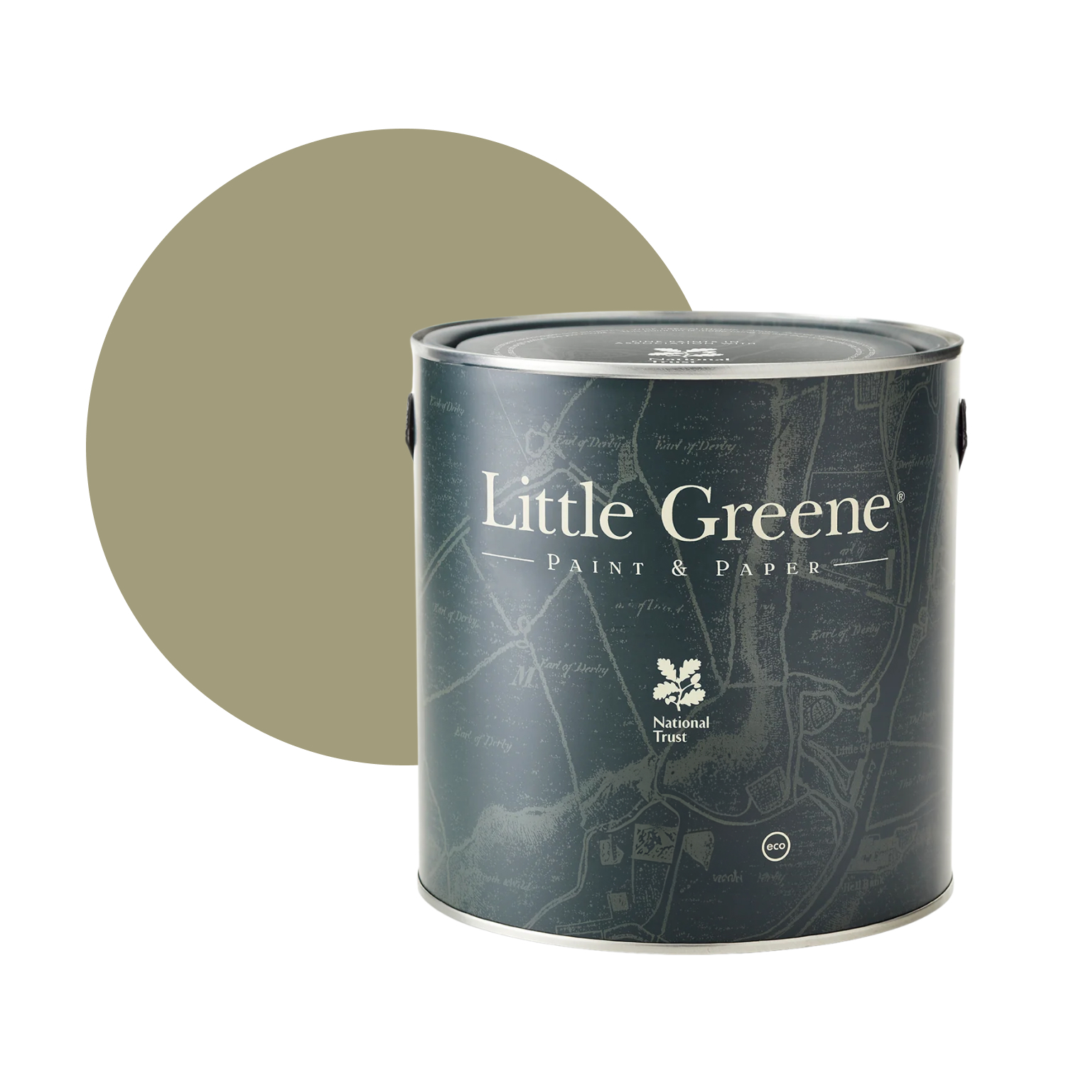 Little Greene Interior Oil Eggshell - Portland Stone Dark No. 157 - 1L-image