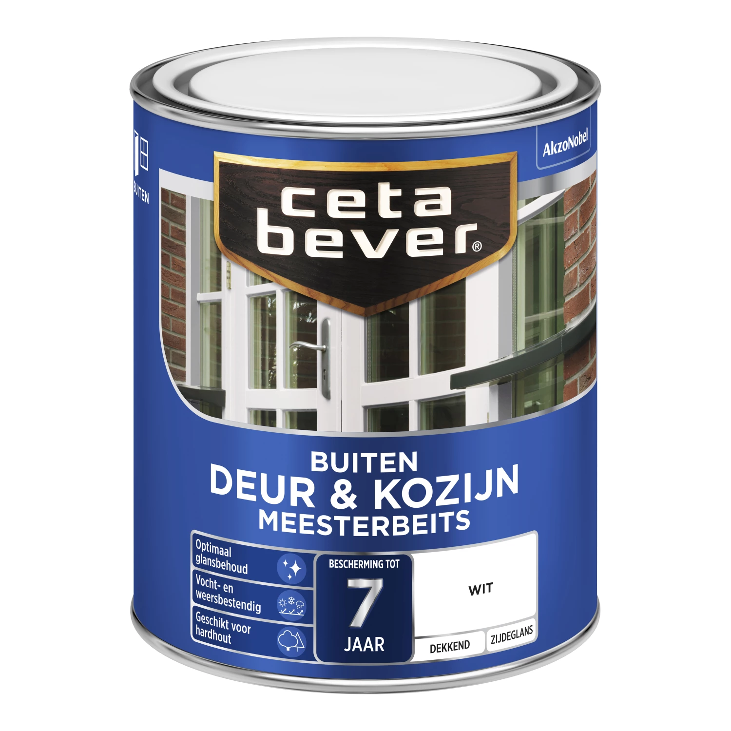 Cetabever Meesterbeits Deur En Kozijn Dekkend - Wit - 750ml-image