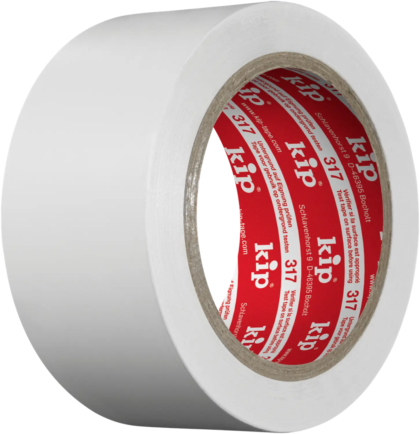 Kip Tape 317-55 PVC-masking tape Premium Plus - Glad - Wit - 50mm x 33m