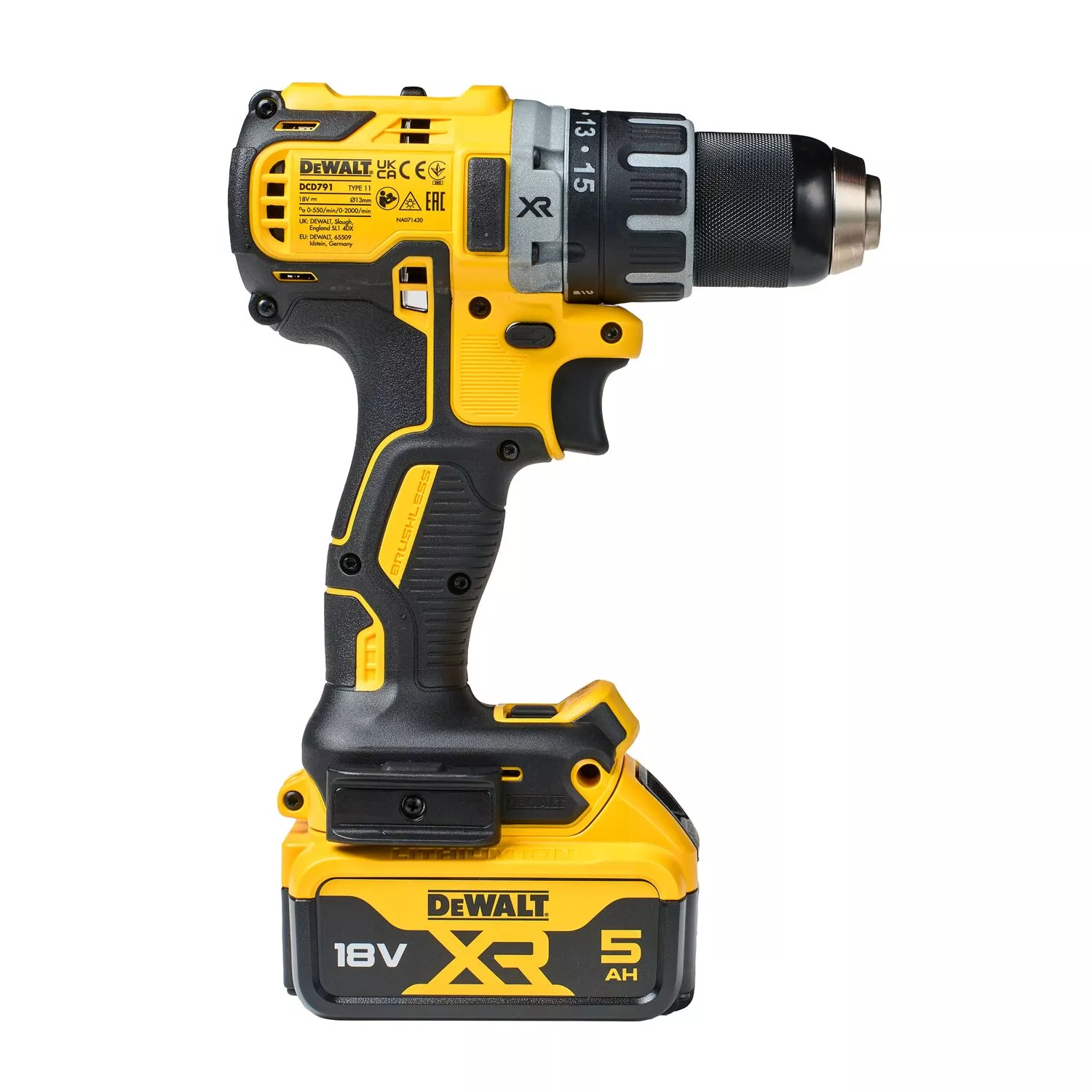 DeWALT DCD791NT-XJ 18V Li-ion XR accu boor-/schroefmachine body in TSTAK - koolborstelloos-image