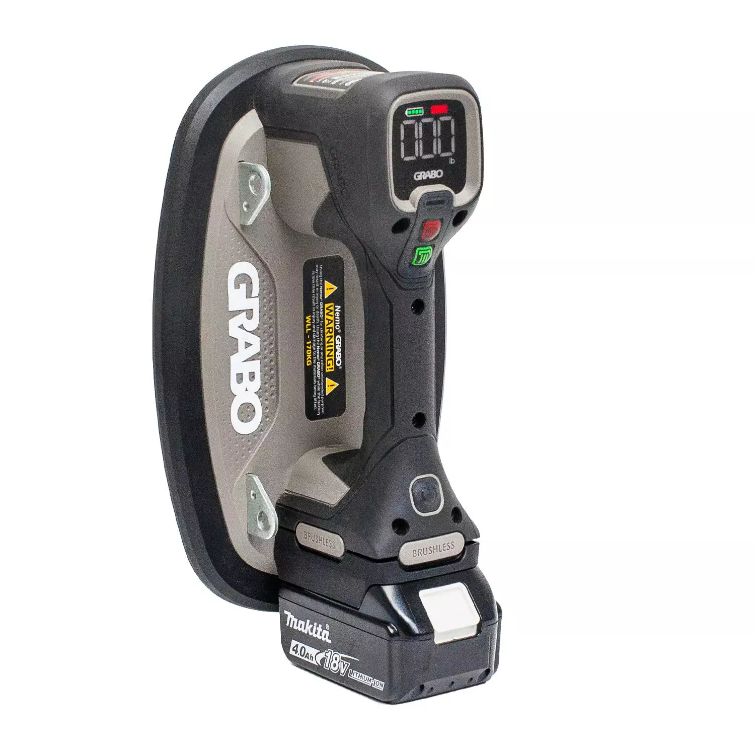 Grabo Pro Brushless Elektrische Vacuüm Tegeldrager Complete set in systainer - 120kg-image