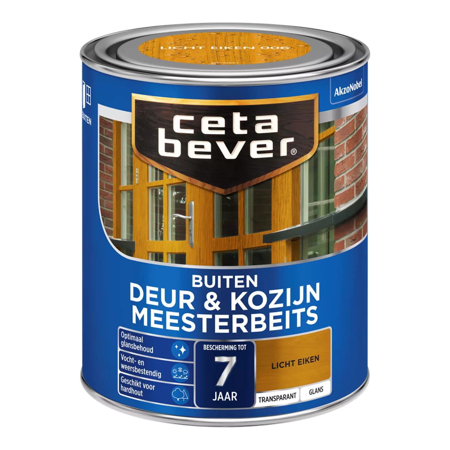 Cetabever Meesterbeits Deur En Kozijn Transparant Glans - Licht Eiken - 0,75L-image