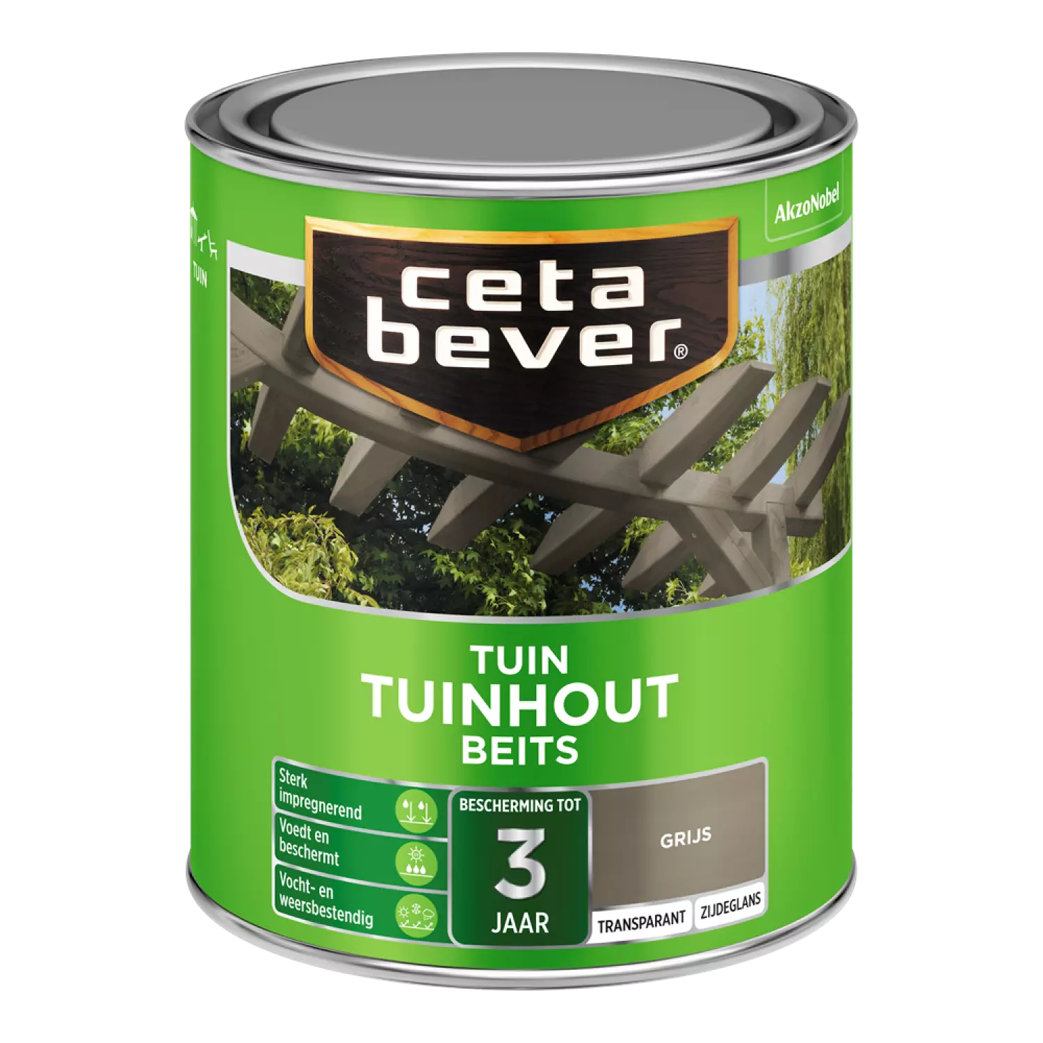 Cetabever Transparante Tuinhout Beits - Grijs - 750ml-image