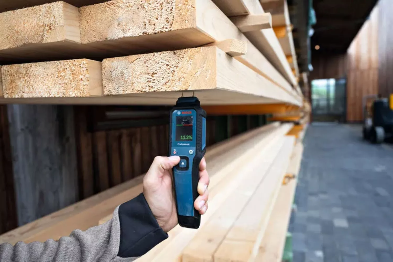 Bosch GMP 1-13 Houtvochtmeter in opbergtas