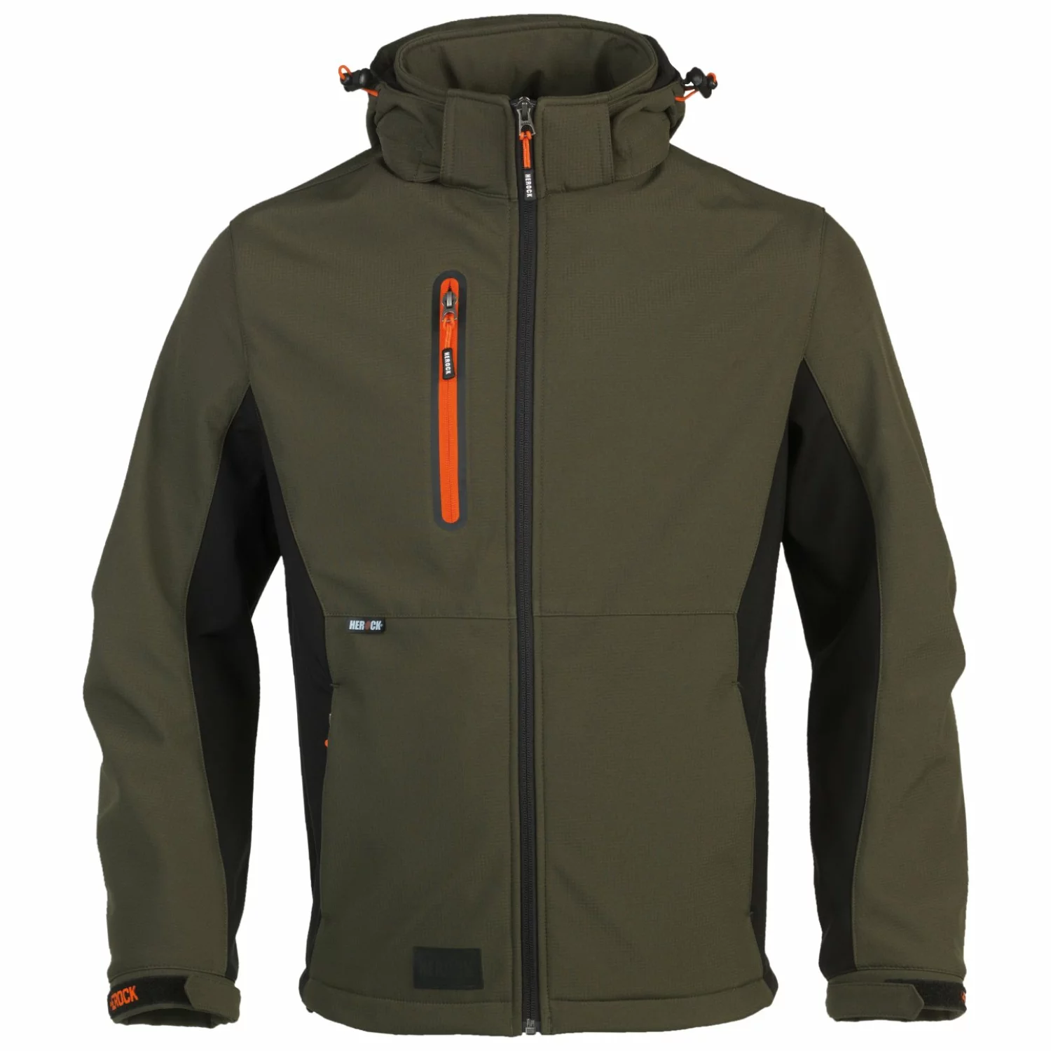 Herock Trystan Softshell jas - Donker Kaki/Zwart - Maat XL - Experts-image