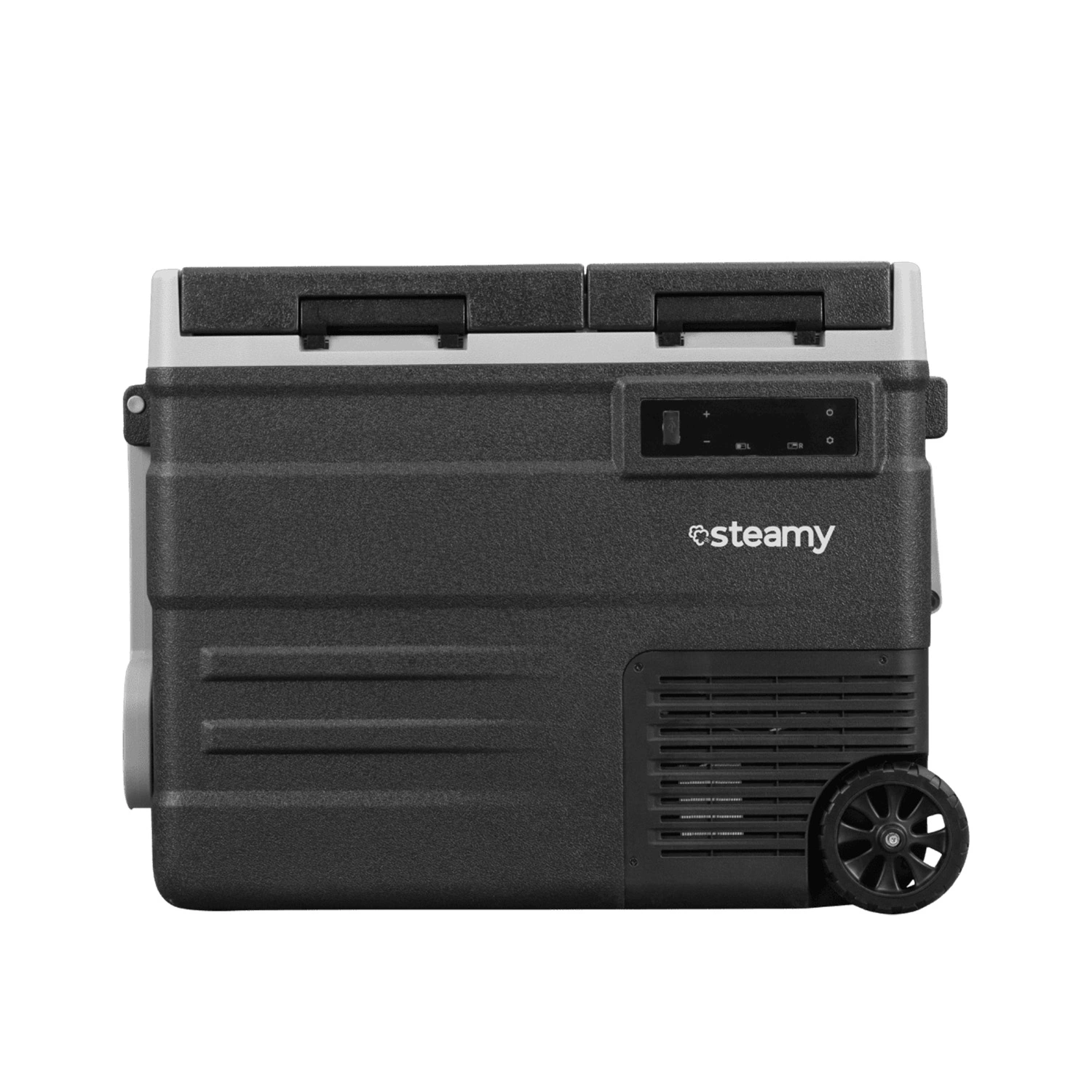 Steamy-E SECUD55 Dual Zone Roller Elektrische Compressor Koelbox op wielen - 49L
