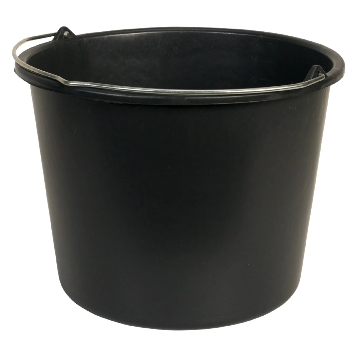 Gripline EMM00200-0001 Durable Bouwemmer - 20L - Zwart-image