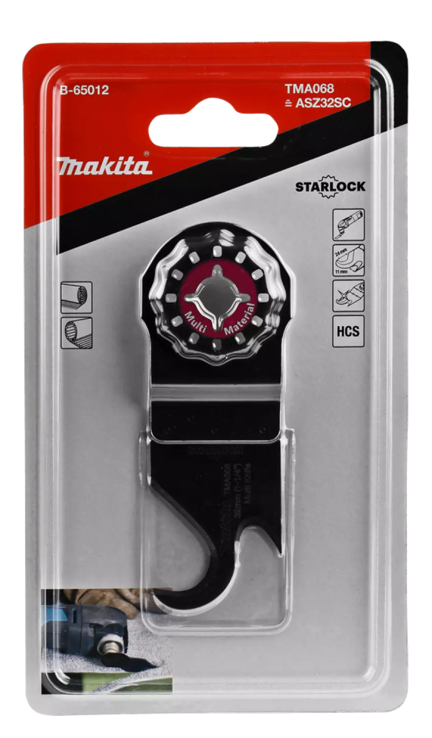 Makita B-65012 / TMA068 Universeel mes - 11x24mm-image