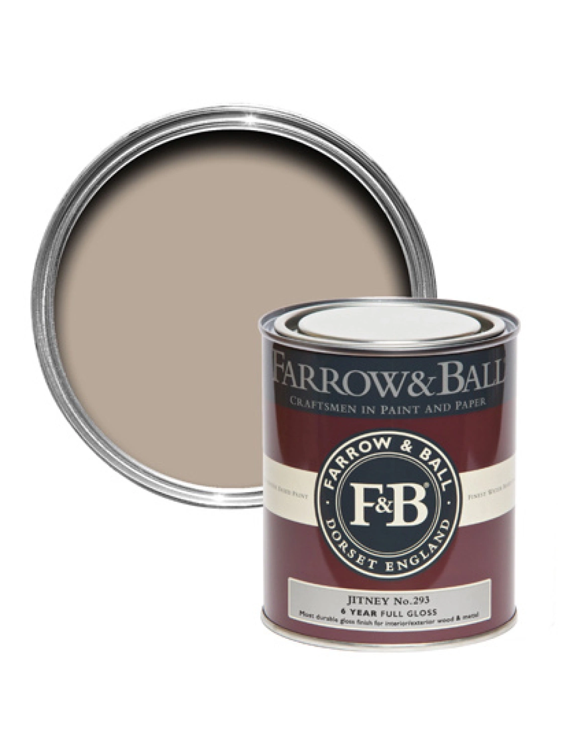 Farrow & Ball Dead Flat Jitney No.293 - 2,5L-image