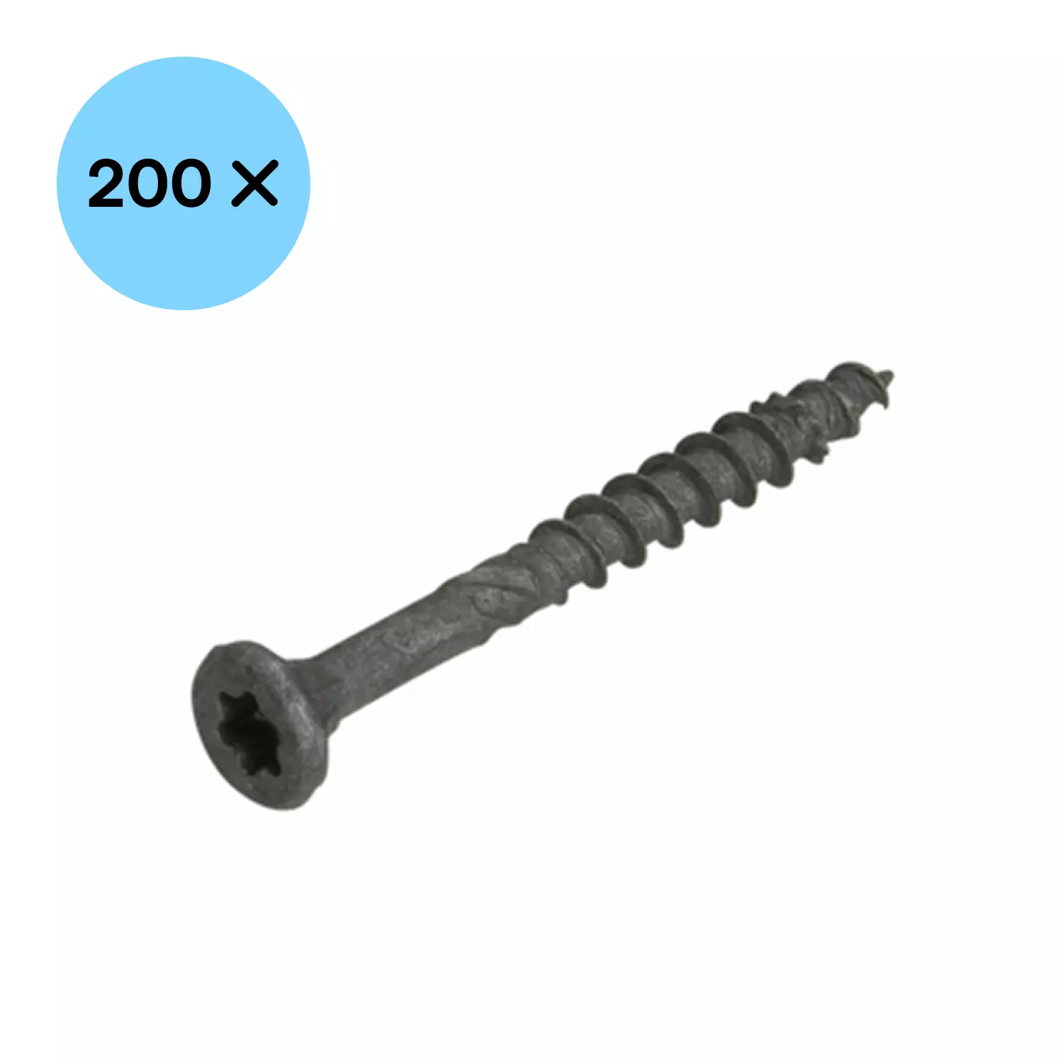 DynaPlus 0281.08.41902 Unischroef - TX25 - 5.0 x 50/30mm - Platkop - Deeldraad - Gecoat (200st)-image