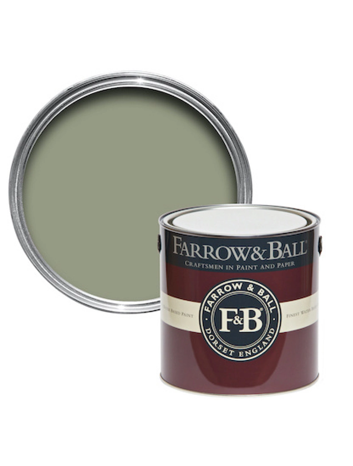 Farrow & Ball Modern Eggshell Lichen No.19 - 2.5L-image
