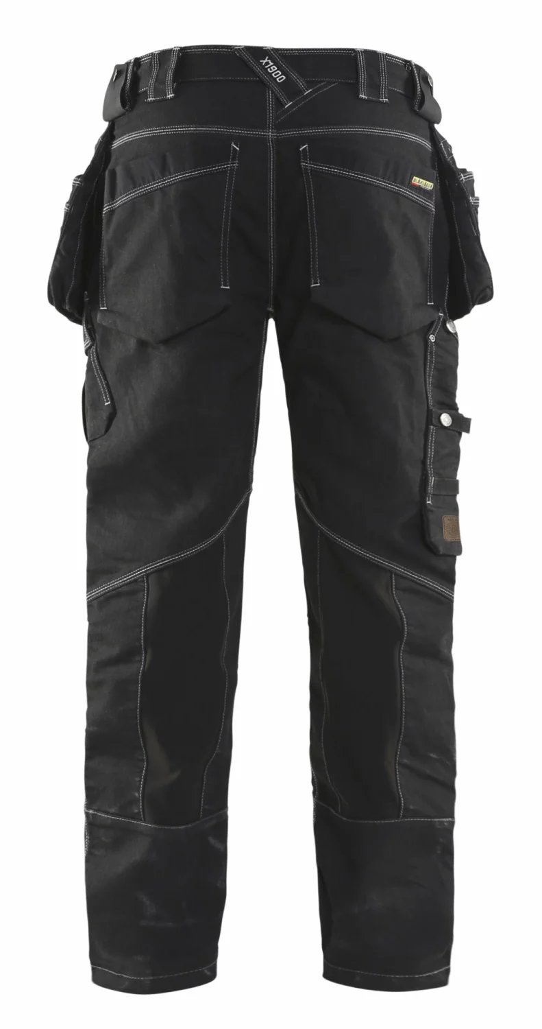 Blåkläder X1900 Werkbroek Denim Stretch 1990 - zwart - maat 46 (S)-image