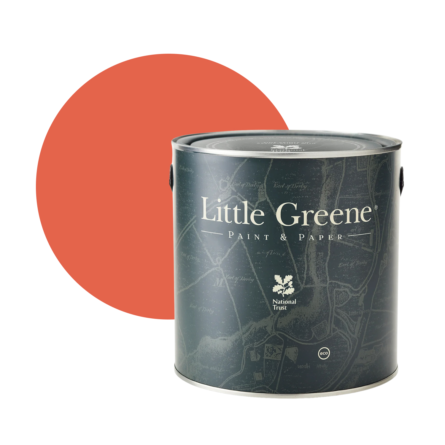 Little Greene Intelligent Gloss - Orange Aurora No. 21 - 1L-image